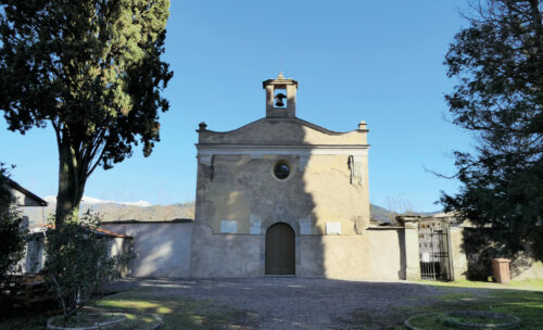 Front of the Church of Saint Mary of the Assumption Accola